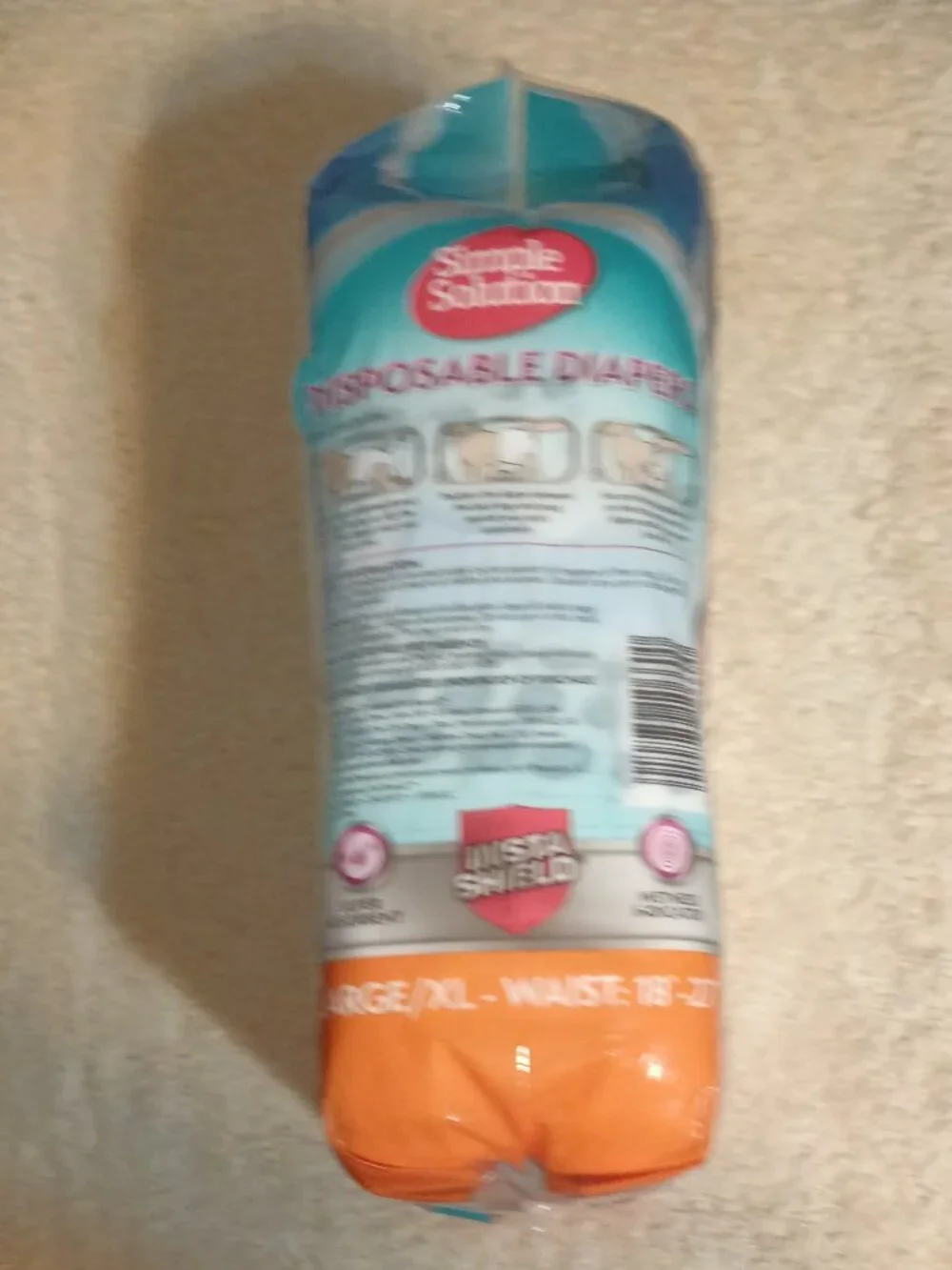 *NIP* Simple Solution Disposable Female Dog Diapers, L/XL 18